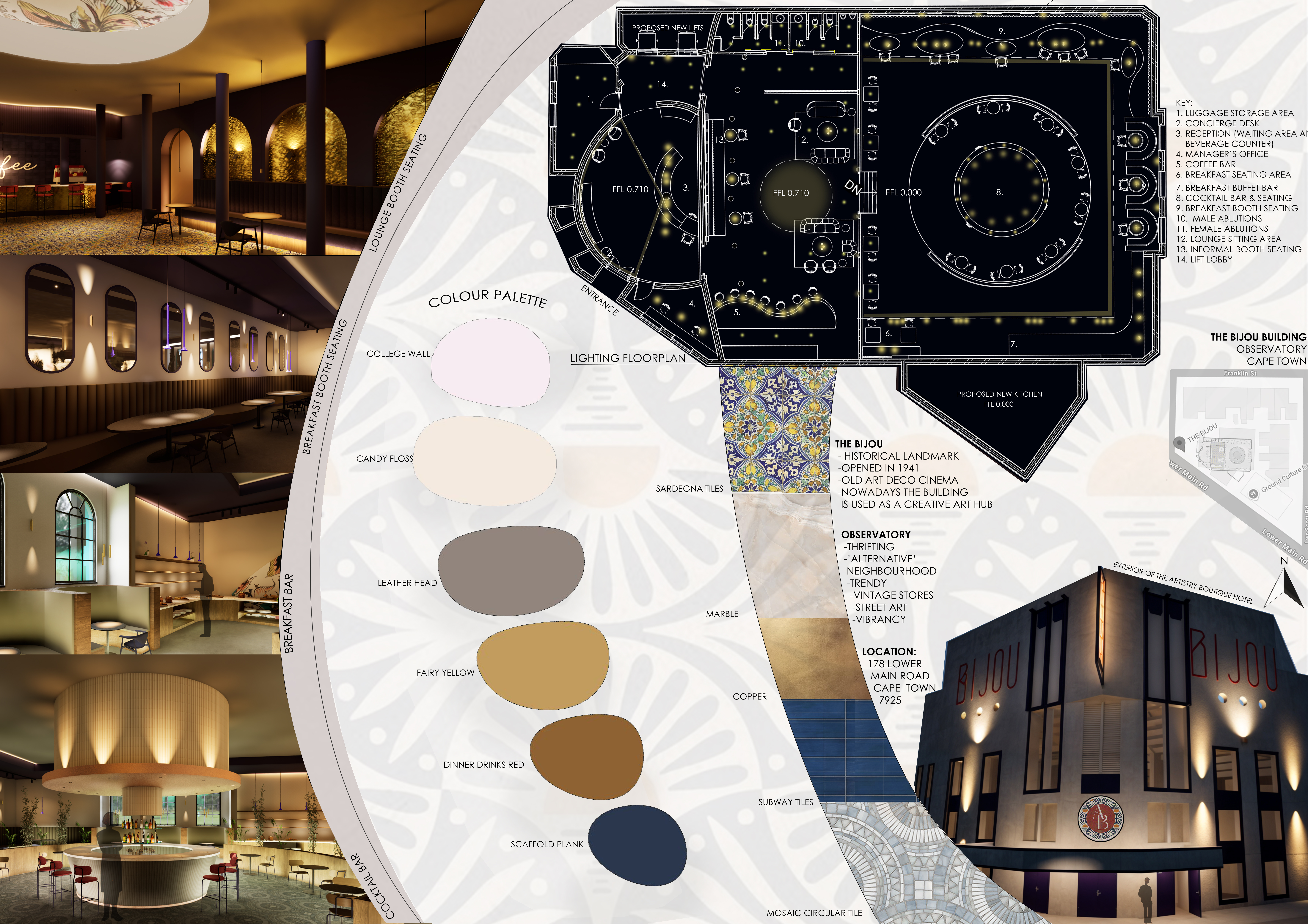 The Bijou Building Presentation Board 2